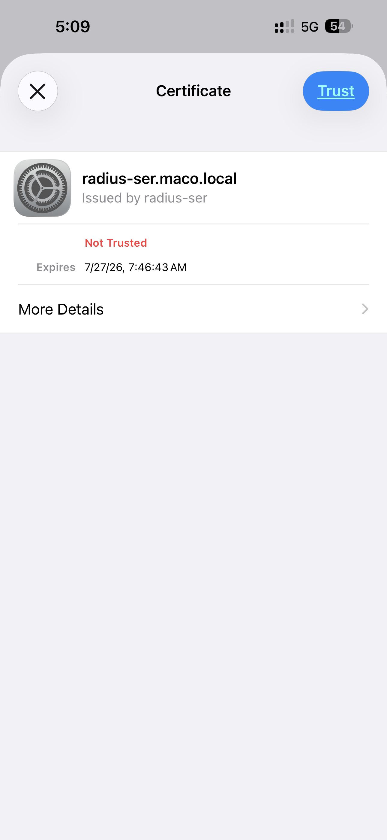 Forget the FMSC Network from WiFi settings